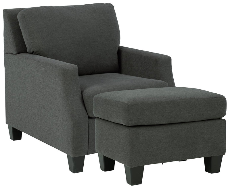 Bayonne Chair & Ottoman Set image