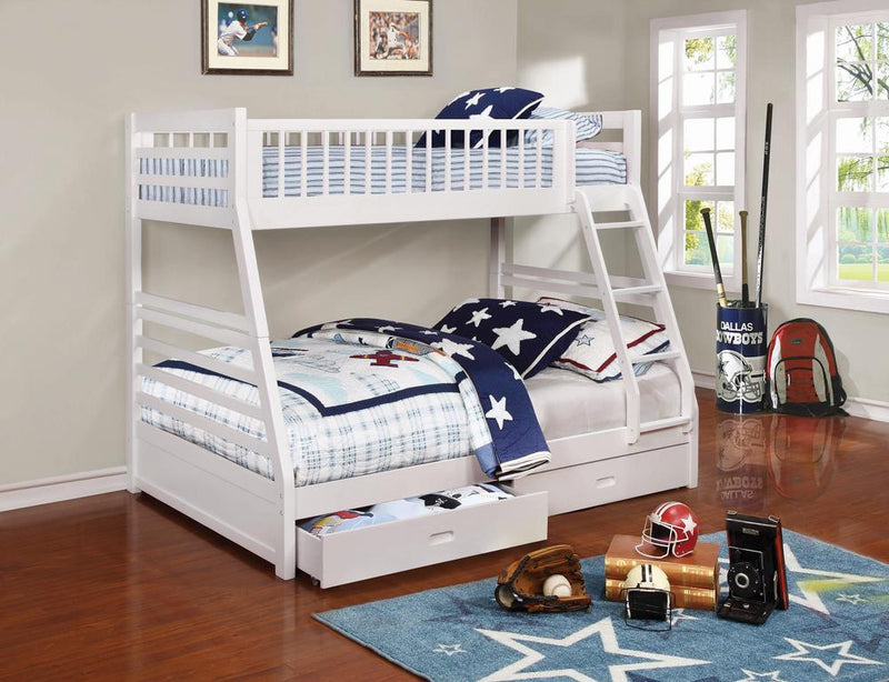 Ashton White Twin-over-Full Bunk Bed image