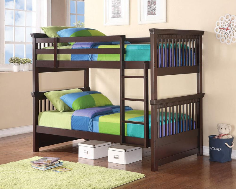 Miles Cappuccino Twin-over-Twin Bunk Bed image