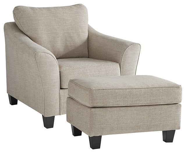 Abney Chair & Ottoman Set image