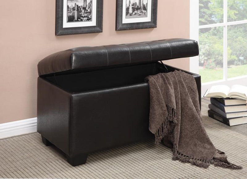 G500948 Casual Dark Brown Ottoman image