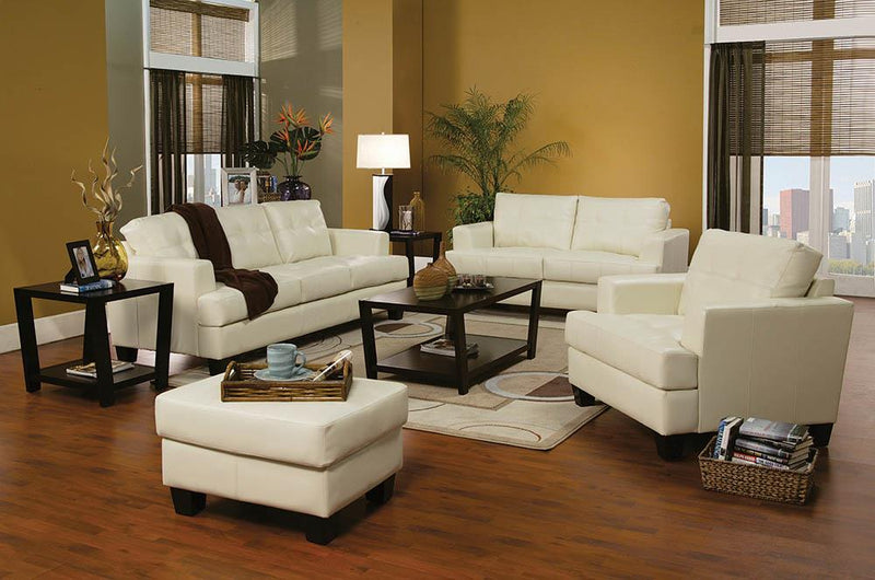 Samuel Transitional Cream Chair image