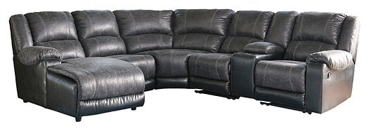 Nantahala 6-Piece Reclining Sectional with Chaise