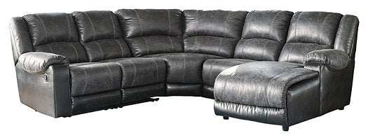 Nantahala 5-Piece Reclining Sectional with Chaise