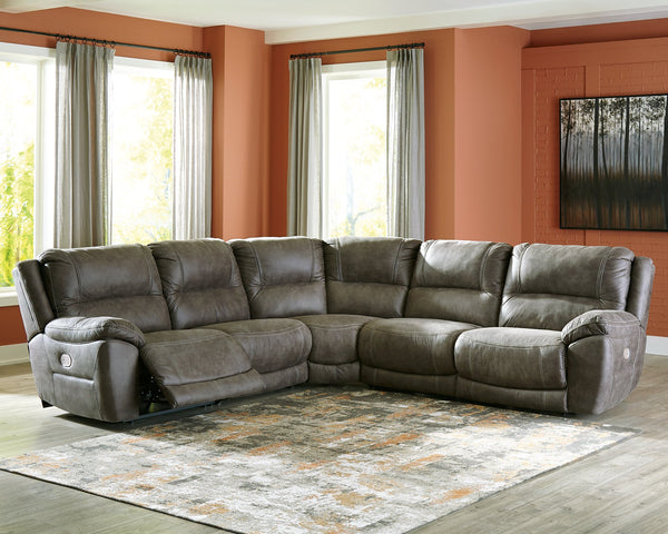 Cranedall 5-Piece Power Reclining Sectional image