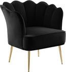 Jester Black Velvet Accent Chair image