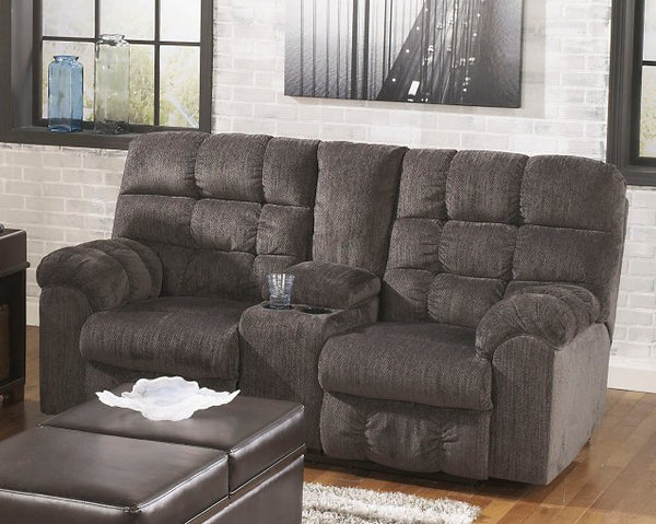 Acieona Reclining Loveseat with Console image