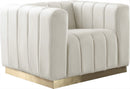 Marlon Cream Velvet Chair image