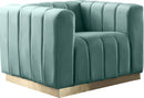Marlon Mint Velvet Chair image