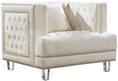Lucas Cream Velvet Chair image