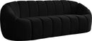 Elijah Black Velvet Sofa image