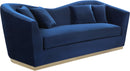Arabella Navy Velvet Sofa image
