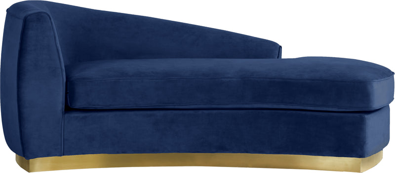 Julian Navy Velvet Chaise image