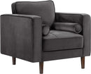 Emily Grey Velvet Chair image