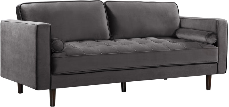 Emily Grey Velvet Sofa image