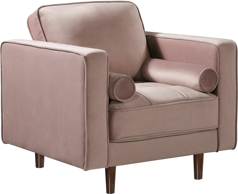 Emily Pink Velvet Chair image