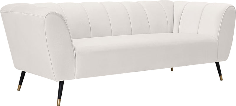 Beaumont Cream Velvet Sofa image