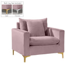 Naomi Pink Velvet Chair image