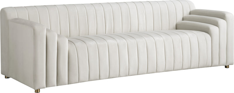 Naya Cream Velvet Sofa image