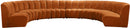 Infinity Cognac Velvet 8pc. Modular Sectional image
