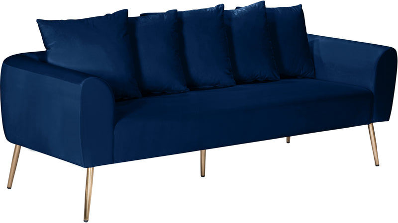 Quinn Navy Velvet Sofa image