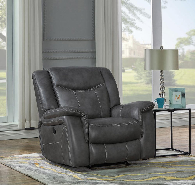 Conrad Transitional Grey Power Recliner image