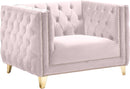 Michelle Pink Velvet Chair image