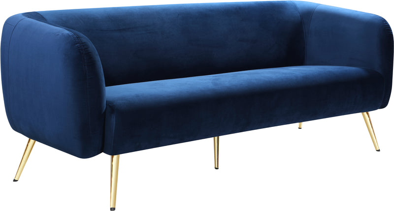 Harlow Navy Velvet Sofa image