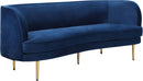 Vivian Navy Velvet Sofa image