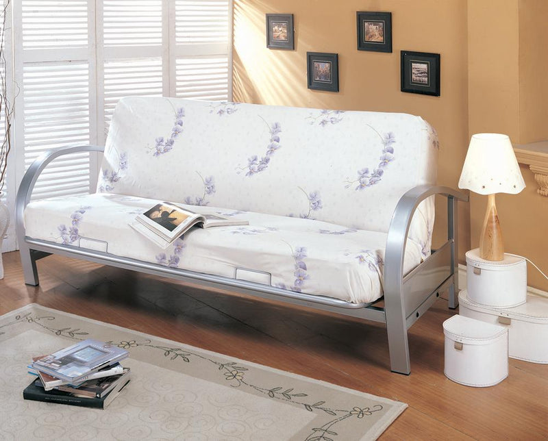 Transitional Silver Futon Frame image