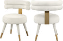 Fitzroy Cream Velvet Dining Chair image