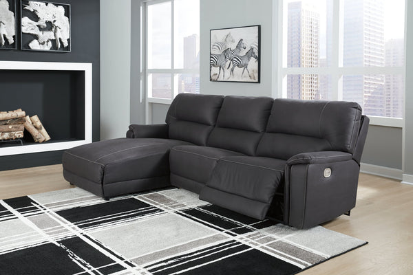 Henefer 3-Piece Power Reclining Sectional with Chaise image