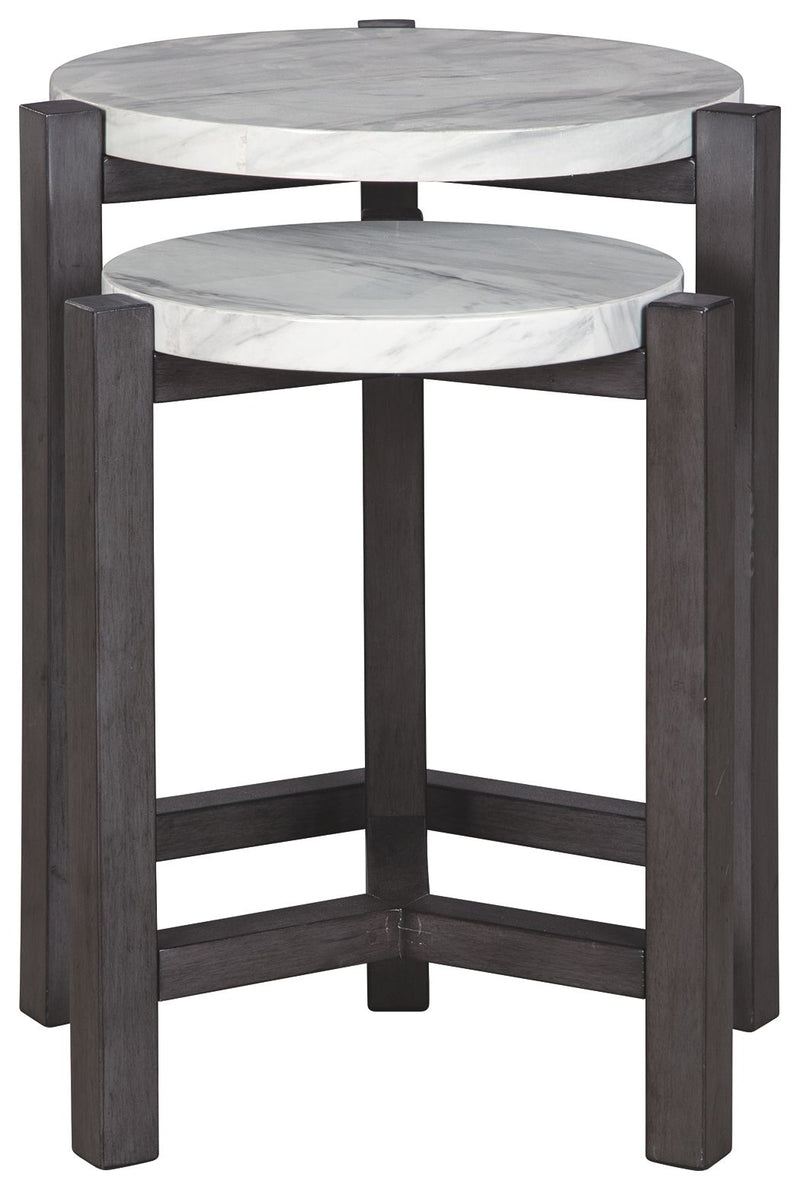 Crossport - Accent Table Set (2/cn)