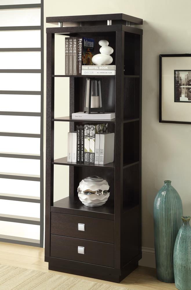 G700696 Contemporary Cappuccino Bookcase image