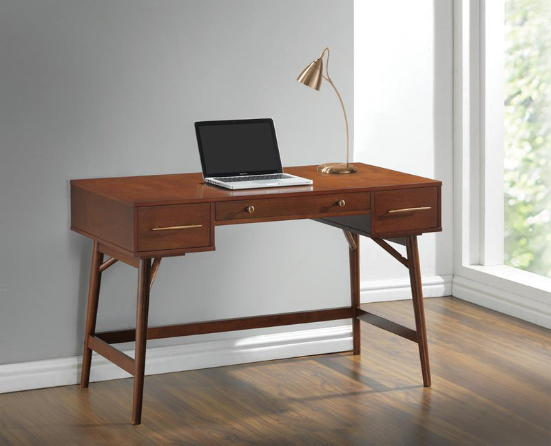 Transitional Walnut Writing Desk image