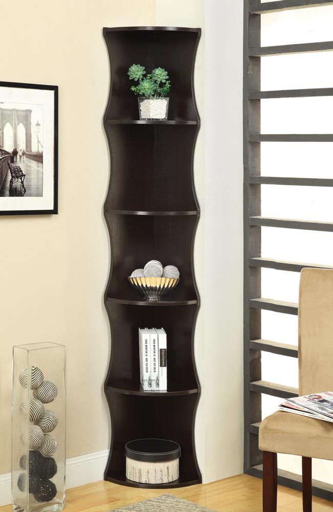 G801182 Casual Cappuccino Corner Bookcase image