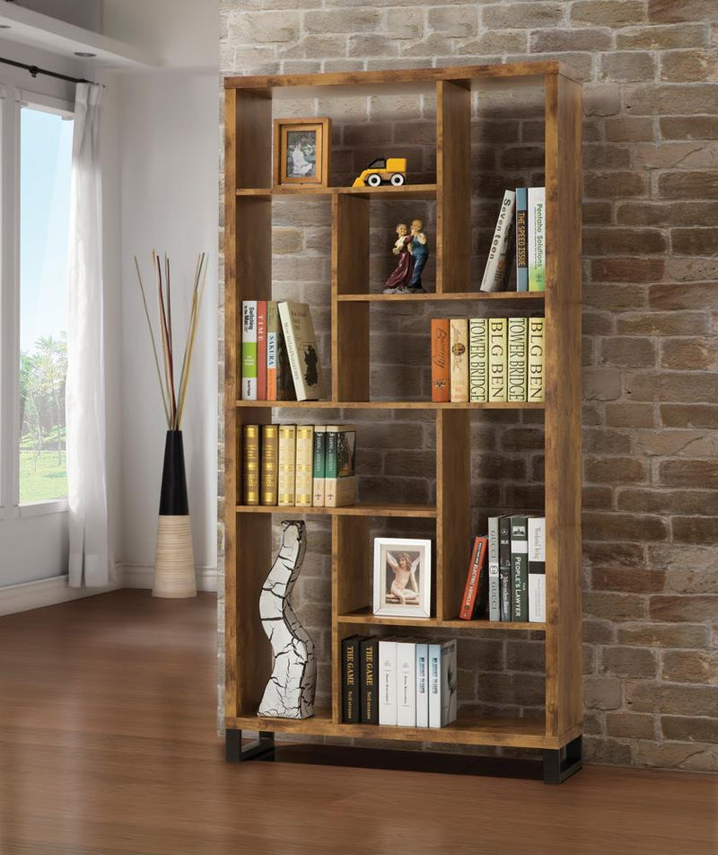 Rustic Antique Nutmeg Bookcase image