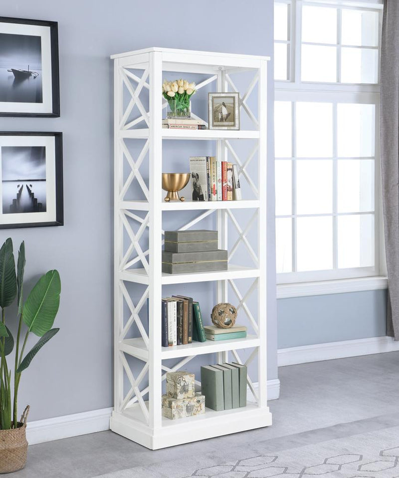 Johansson Antique White Bookcase image