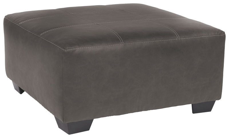 Aberton - Gray - Oversized Accent Ottoman image