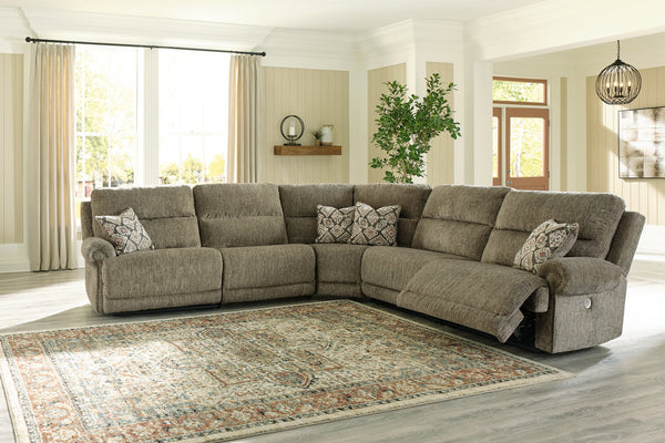 Lubec 5-Piece Power Reclining Sectional image