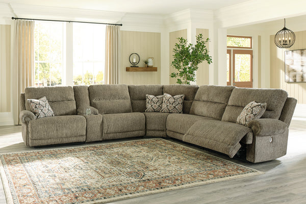 Lubec 6-Piece Power Reclining Sectional image