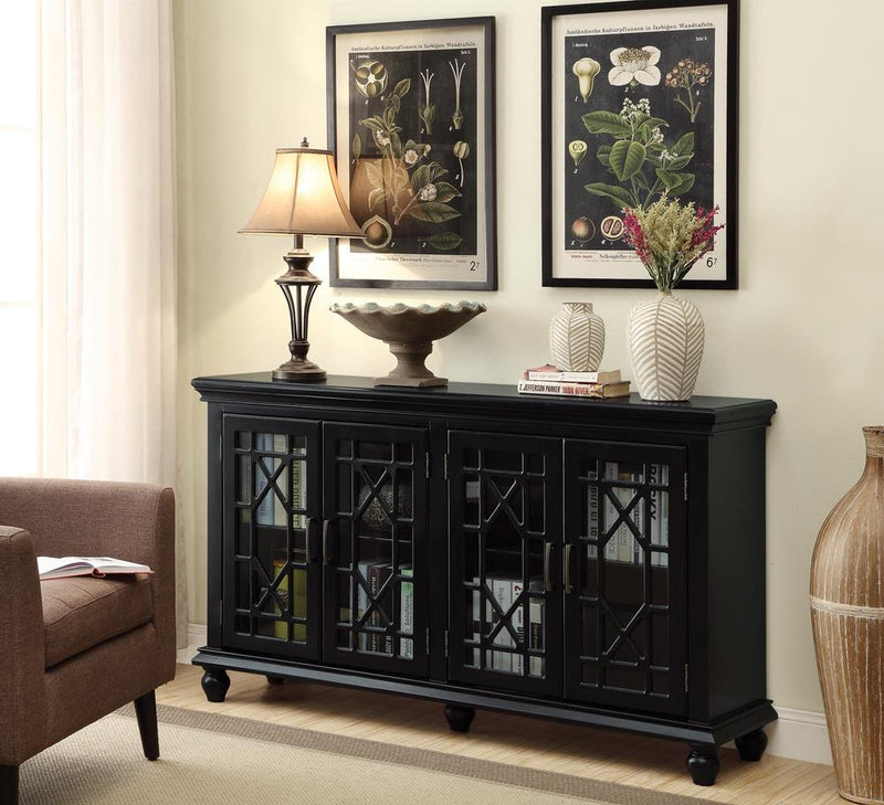 Traditional Black Accent Cabinet image