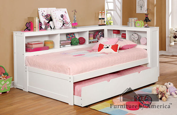 Frankie White Full Daybed w/ Trundle image