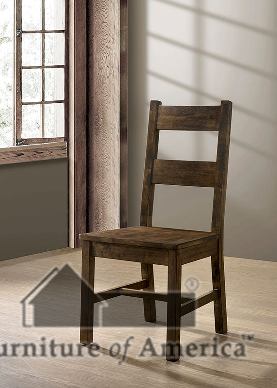 Kristen Rustic Oak Side Chair (2/CTN) image