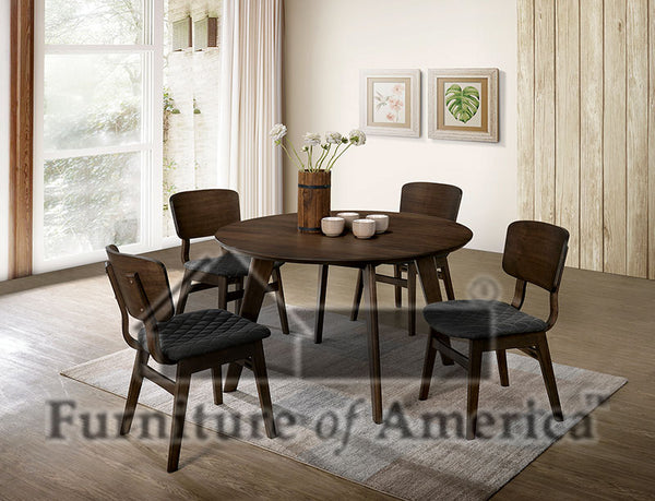 Shayna Gray Walnut 5 Pc. Dining Table Set image