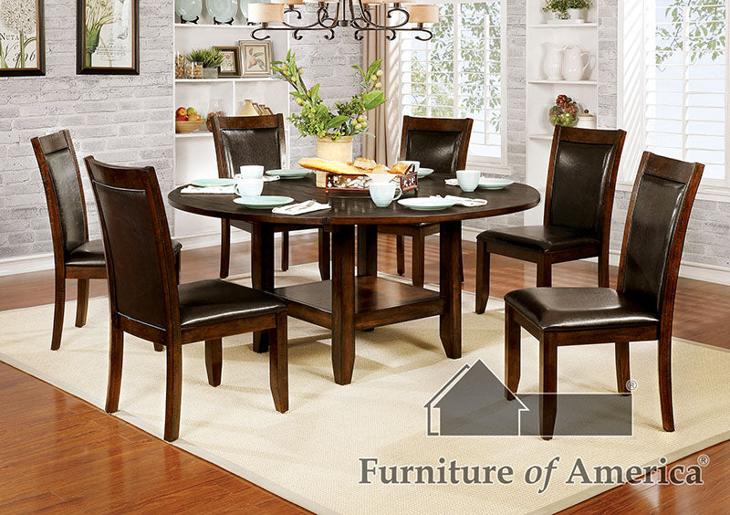 Mae Brown Cherry, Espresso 7 Pc. Dining Table Set image