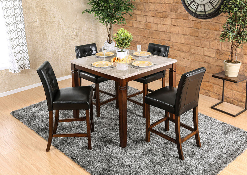 Marstone II Brown Cherry 5 Pc. Dining Table Set image