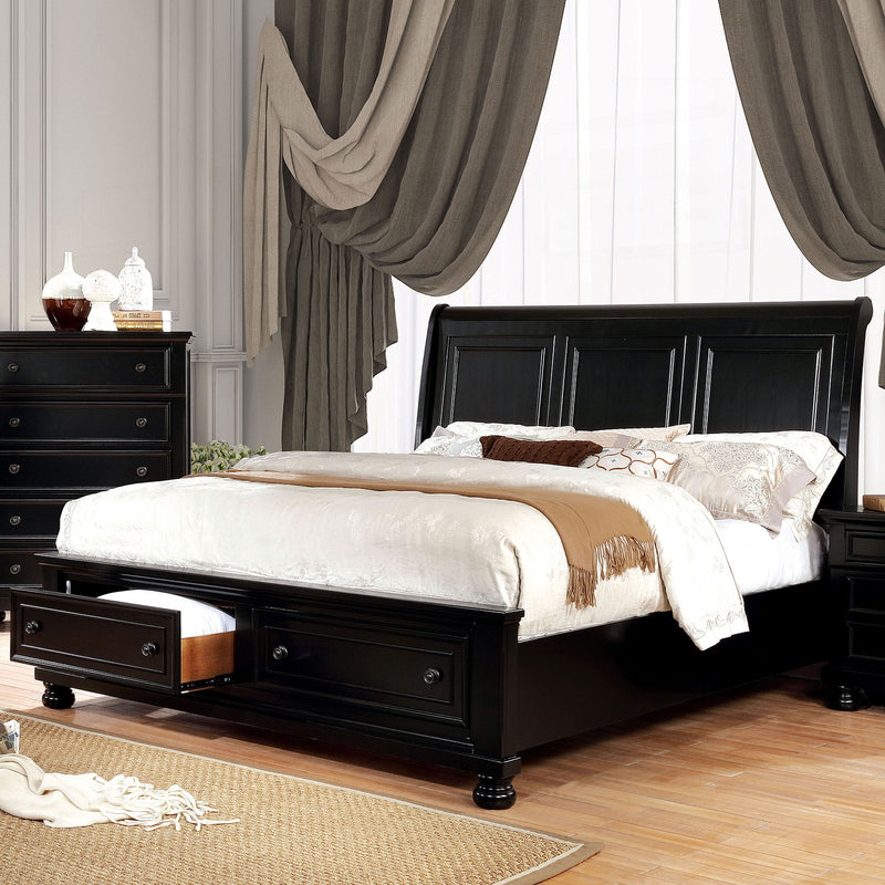 Castor Black Cal.King Bed image
