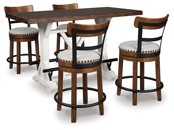 Valebeck 5-Piece Counter Height Dining Room Set image