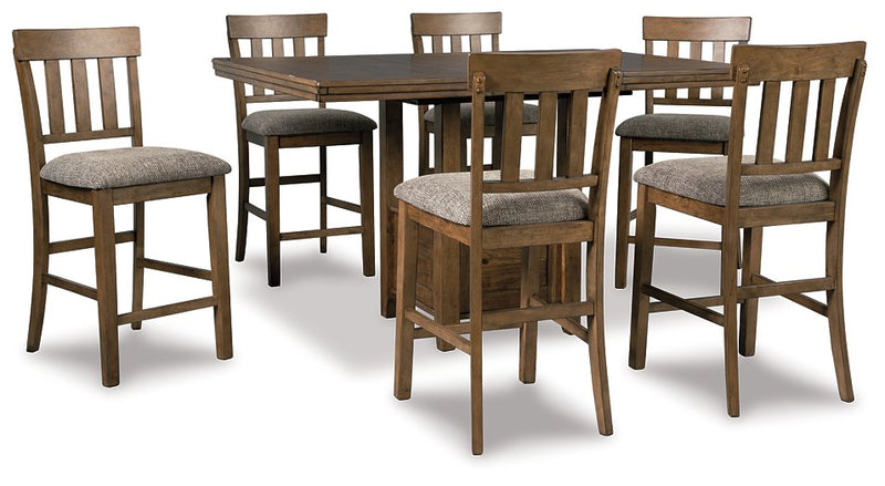 Flaybern Counter Height Dining Room Set